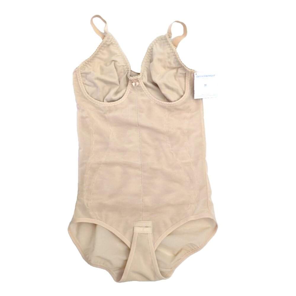 DESIGN VERONIQUE Mid Body Support Wireless Contour‎ Bra Size 2 Beige - NEW